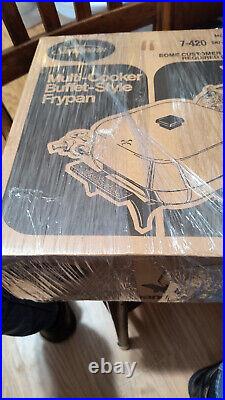 (1)-Vintage NOS Sunbeam Electric Buffet Fry Pan Skillet New In Box