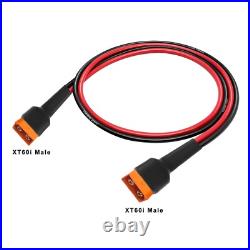 10AWG XT60i to XT60i Female Male Connector Solar Extension Charging Cable