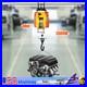 110V Electric Hoist Winch Portable Electric Winch 500lbs Wire Remote Control USA