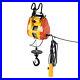 110V Electric Hoist Winch Portable Electric Winch 500lbs Wire Remote Control USA