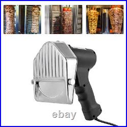 120W Portable Electric Gyro Kebab Slicer Cutting Thickness 0-10mm/0-0.39 USA