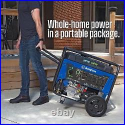 12500 Watt Dual Fuel Home Backup Portable Generator Remote Electric Start Transf