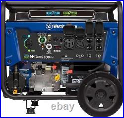 12500 Watt Dual Fuel Home Backup Portable Generator Remote Electric Start Transf