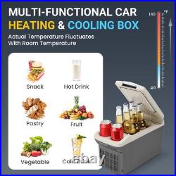 12V Car Refrigerator Cooler/Warmer 6 Quart (6L), 12 Volt DC &110V AC, Electric C