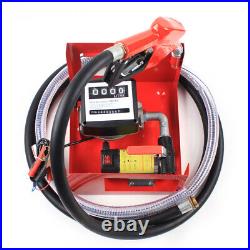 12V DC 175W Electric Fuel Transfer Pump Big Flow Rate With Fuel Meter Nozzle USA