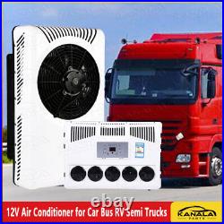 12V DC RV Caravan Truck Excavator Universal Car Truck Air Conditioner Kit USA