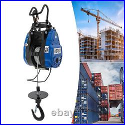 1300W 550lbs Electric Hoist Winch Portable Electric Winch withRemote Control USA
