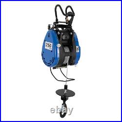 1300W 550lbs Electric Hoist Winch Portable Electric Winch withRemote Control USA