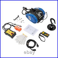 1300W 550lbs Electric Hoist Winch Portable Electric Winch withRemote Control USA