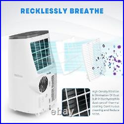14000BTU Portable Air Conditioner 3-in-1 Dehumidifier Fan AC up to 750 Sq. Ft