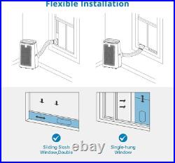 14000BTU Portable Air Conditioner 3-in-1 Dehumidifier Fan AC up to 750 Sq. Ft
