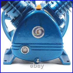 175PSI V Type Twin Cylinder Air Compressor Pump Head Double Stage 5.5HP USA