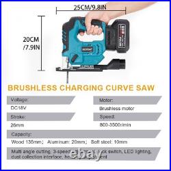 18V Cordless Electric Jig Saw Portable Power Tool fit For Makita 18V Battery USA