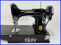 1934 Singer 221 Featherweight Portable Electric Sewing Machine NEED BELT