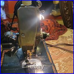 1947 Singer Portable Electric Sewing Machine 221-1 Simanco 45713 AH211223