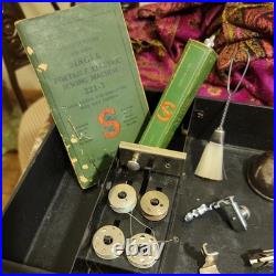1947 Singer Portable Electric Sewing Machine 221-1 Simanco 45713 AH211223