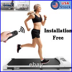 2.5HP Portable Electric Under Desk Treadmill Quiet Running Walking Machine USA^