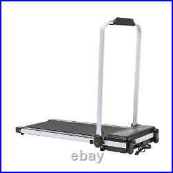 2 in1 Folding Electric Treadmill Under Desk Walking Pad Home Office Portable USA