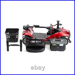 250W 24V 12AH 4 Wheel Folding Mobility Portable Electric Scooter Travel USA 2024