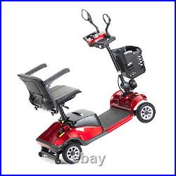 250W 24V 12AH 4 Wheel Folding Mobility Portable Electric Scooter Travel USA Ne0l