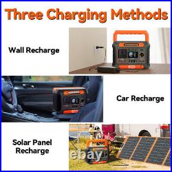 288Wh Portable Power Station With Wireless Charging 300W Portable Solar Generator