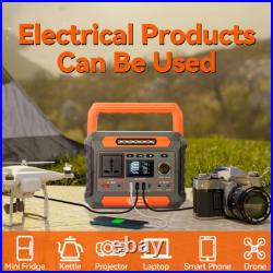 288Wh Portable Power Station With Wireless Charging 300W Portable Solar Generator