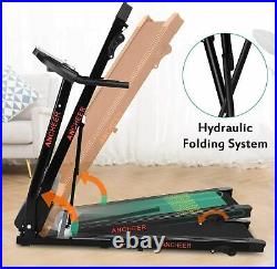 3.25 HP Folding Treadmill Portable Electric Running Machine with APP Ctrl USA