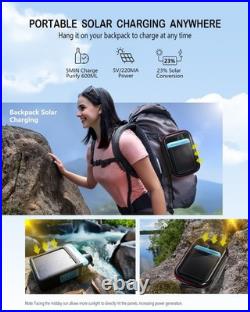 3-in-1 Solar Electric Water Filter Hand Pump Camping Water Filtration Portable