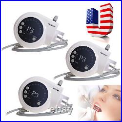 3X Dental Ultrasonic Scaler Electric Tooth Cleaner Portable Handpiece Tip F/ DTE