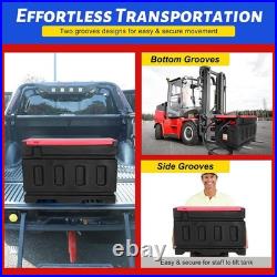 48 Gallon Portable Gasoline Diesel Fuel Transfer Tank with Pump 12V DC Electric