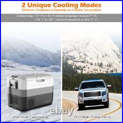58 Quart Portable Electric Car Cooler Refrigerator Compressor Freezer Camping
