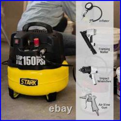 6 Gal. 150 PSI Portable Electric Pancake Air Compressor