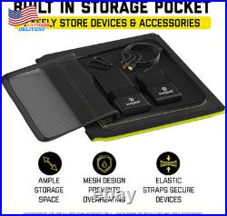 60W Folding IP67 Portable Solar Panel Charger + 100W 25600Mah Power Bank NEW USA