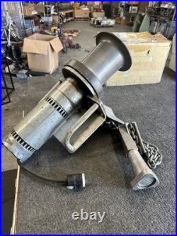 AB Chance Capstan 750 lb Electric Portable Winch Hoist Model 500