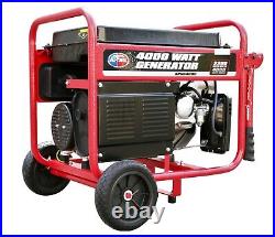 All Power 4,000-W Portable Gas Powered Generator with Wheel Kit Home Backup RV