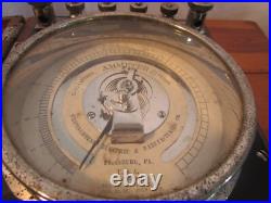 Antique Ammeter Westinghouse Electric Portable Current, Wood Case Great
