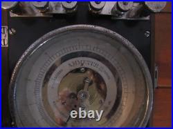 Antique Ammeter Westinghouse Electric Portable Current, Wood Case Great