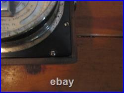 Antique Ammeter Westinghouse Electric Portable Current, Wood Case Great