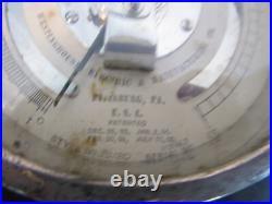 Antique Ammeter Westinghouse Electric Portable Current, Wood Case Great