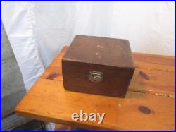 Antique Ammeter Westinghouse Electric Portable Current, Wood Case Great