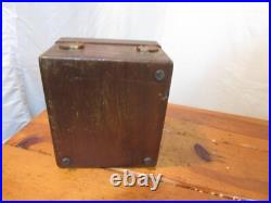 Antique Ammeter Westinghouse Electric Portable Current, Wood Case Great