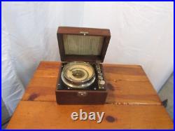 Antique Ammeter Westinghouse Electric Portable Current, Wood Case Great
