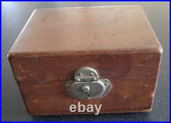 Antique Westinghouse Electric Portable Alternating Current Ammeter, Wood Case