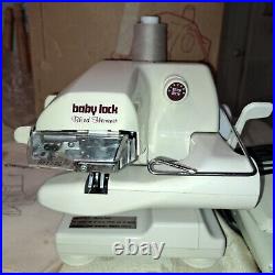 Baby Lock BL-101 Blind Hemmer Sewing Machine with 2 Foot Pedals in Original Box