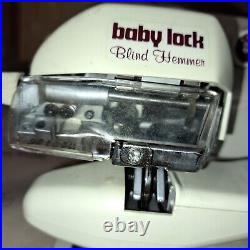 Baby Lock BL-101 Blind Hemmer Sewing Machine with 2 Foot Pedals in Original Box