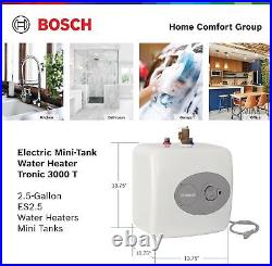 Bosch White 2.5-Gallon Durable Portable Electric Mini-Tank Water Heater