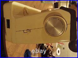 Brown and White Vintage Singer 930 Sewing Machine