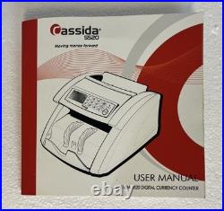 Cassida 5520 UV/MG USA Money Counter ValuCount UV/MG/IR Counterfeit Detection