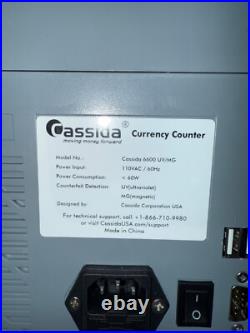 Cassida 6600 UV/MG USA Business Grade Money UV/MG/IR Counterfeit Detection
