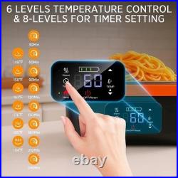 Cordless Heated Lunch Box for Adults 34oz Portable Electric Food Warmer with